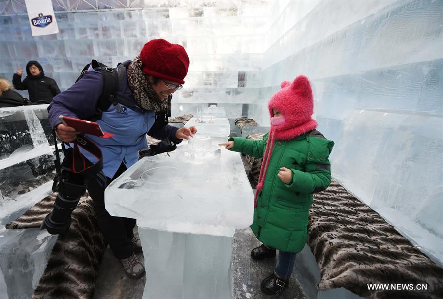 CHINA-HEILONGJIANG-HARBIN-ICE BAR (CN)