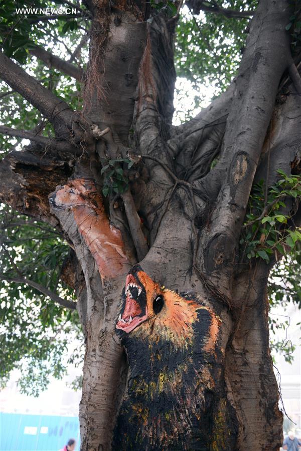 #CHINA-CHONGQING-TREE PAINTING (CN)