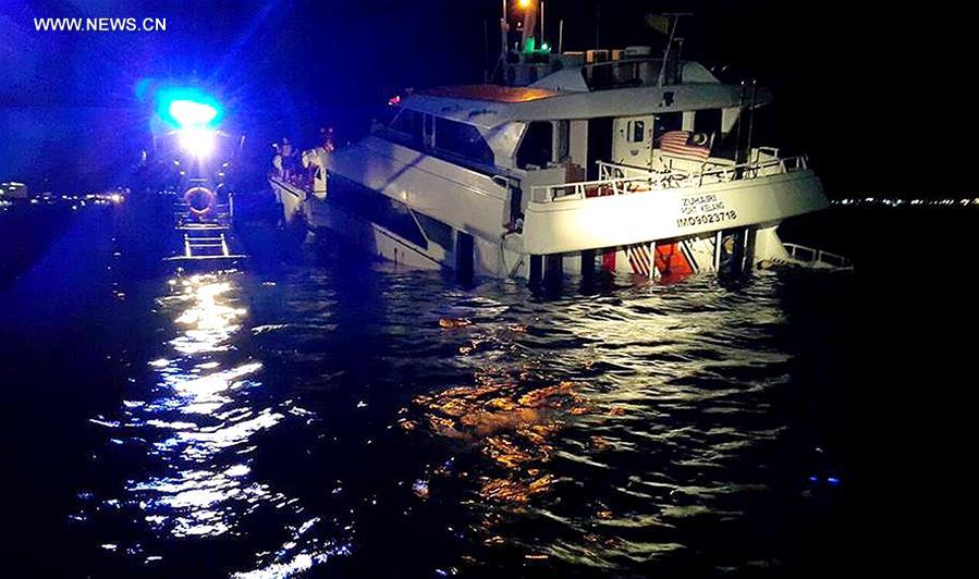 （国际）（2）马来西亚渡轮沉没 158人全部获救