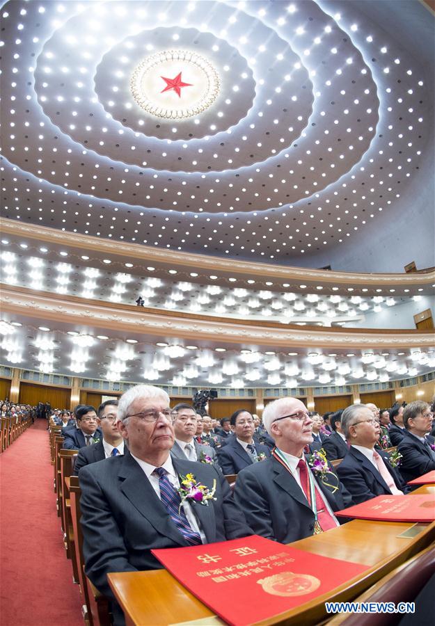 CHINA-BEIJING-STATE SCIENCE AND TECHNOLOGY AWARDS (CN) 