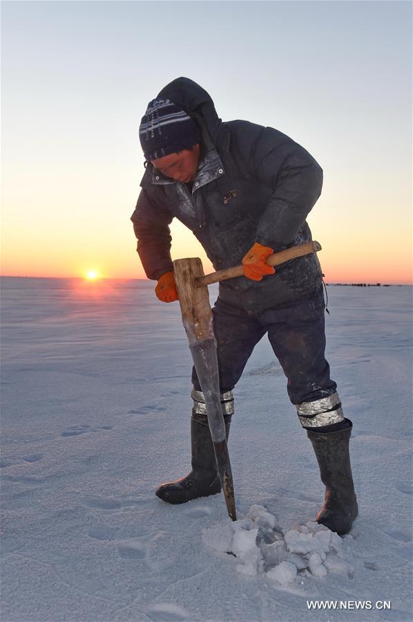 Chagan Lake, which is known for traditional winter fishing that dates back to prehistorical times, is the only place that saves the oldest Mongolian fishing method. 