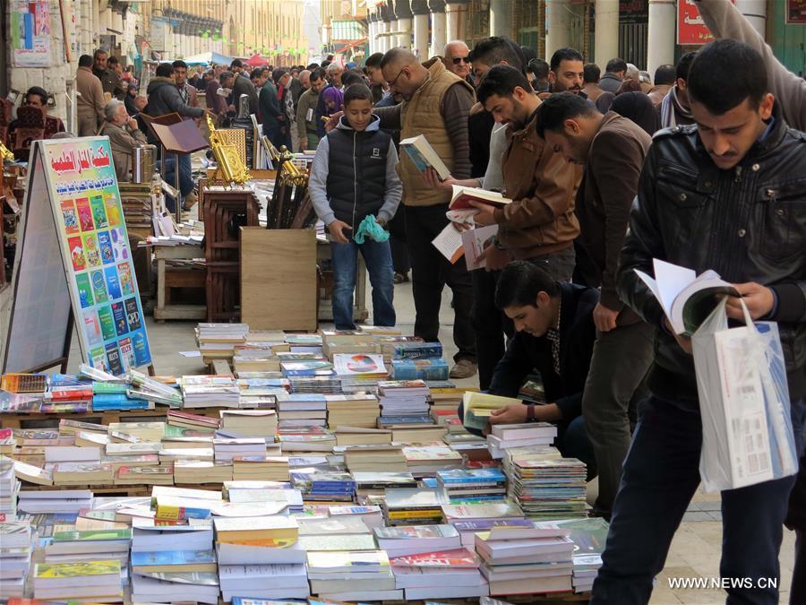  Mutanabbi Street, located near the old quarter of Baghdad, is the historic center of bookselling, a street filled with bookstores and outdoor book stalls.