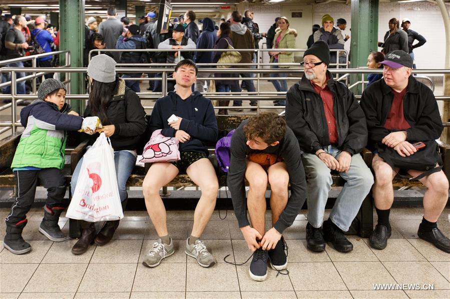 The event is organized by Improv Everywhere, this self described 'prank collective', which draws thousands of participants in New York City and around the world