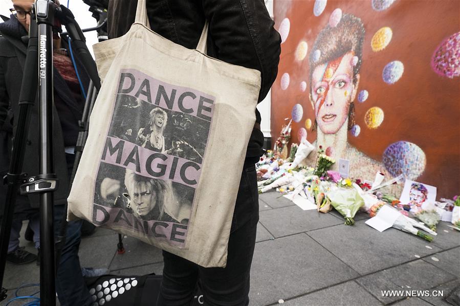 BRITAIN-BRIXTON-DAVID BOWIE-TRIBUTES