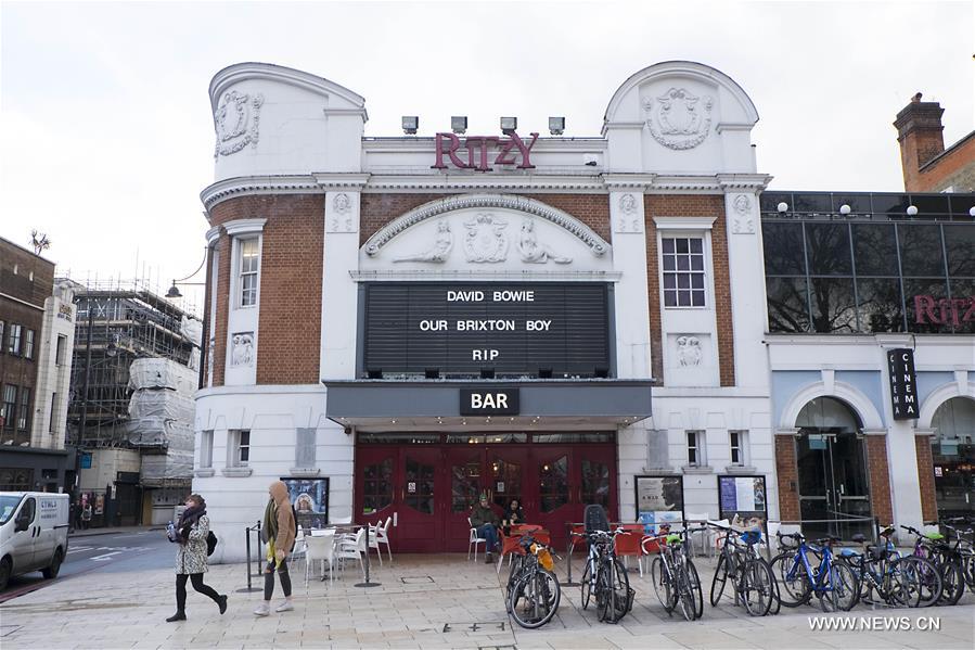 BRITAIN-BRIXTON-DAVID BOWIE-TRIBUTES