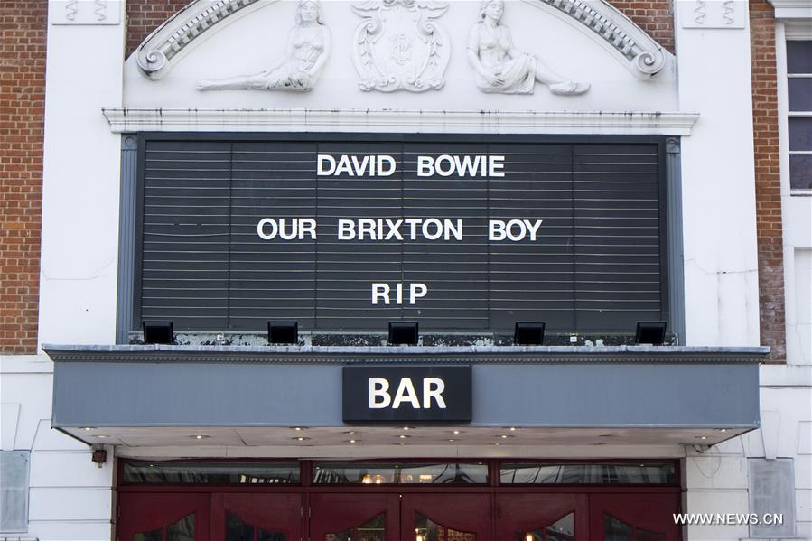 BRITAIN-BRIXTON-DAVID BOWIE-TRIBUTES