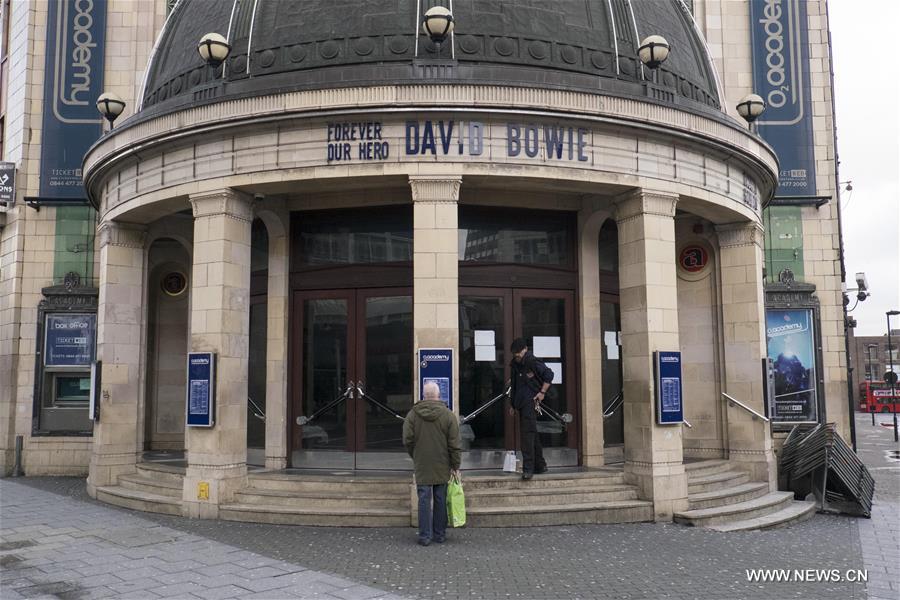 BRITAIN-BRIXTON-DAVID BOWIE-TRIBUTES