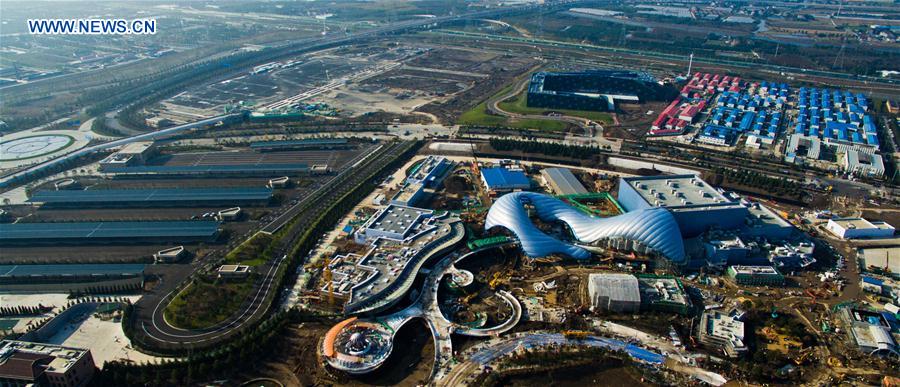 Photo taken on Dec. 12, 2015 shows a general view of Shanghai Disney Resort in east China's Shanghai.