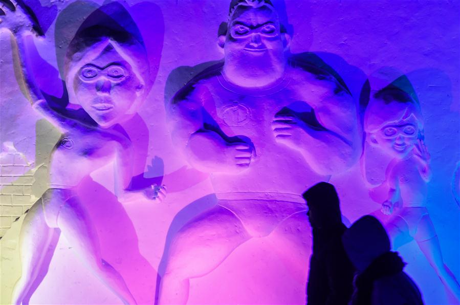 CHINA-JILIN-CHANGBAI MOUNTAIN-SNOW SCULPTURE (CN)