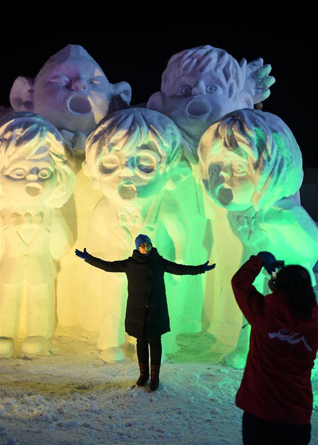 CHINA-JILIN-CHANGBAI MOUNTAIN-SNOW SCULPTURE (CN)