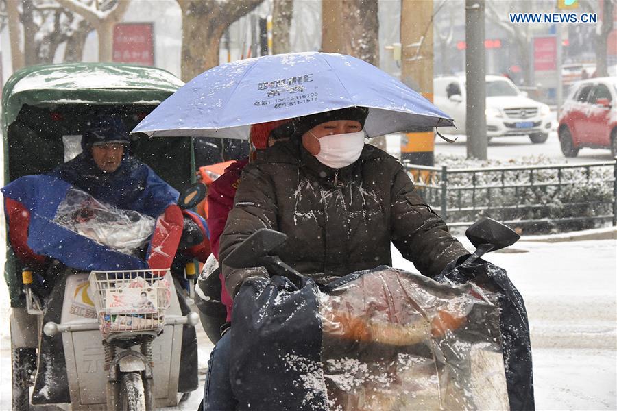 CHINA-JINAN-SNOWFALL (CN)