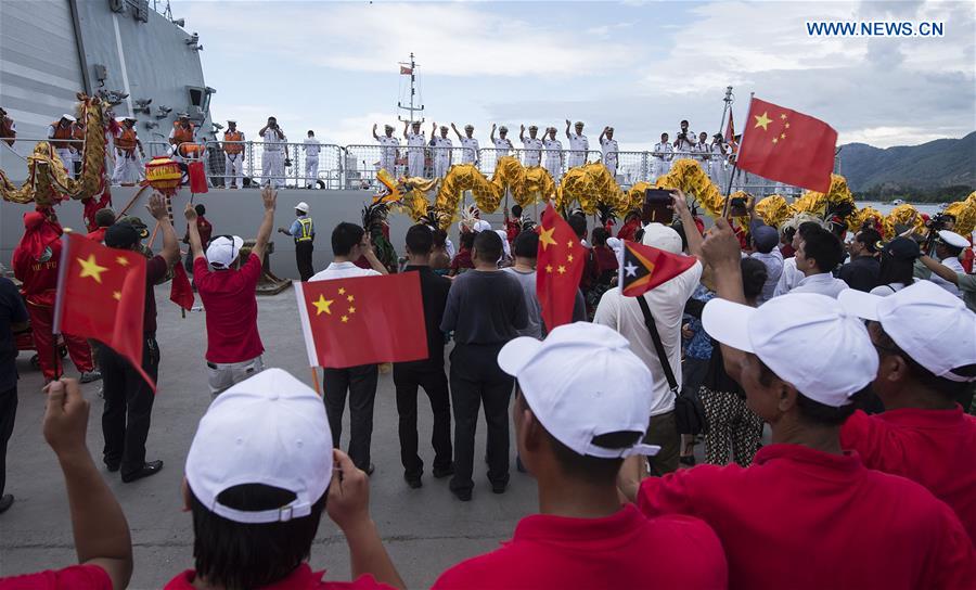 TIMOR-LESTE-DILI-CHINESE FLOTILLA-VISIT