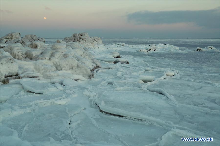 CHINA-HEBEI-QINHUANGDAO-SEA ICE (CN)