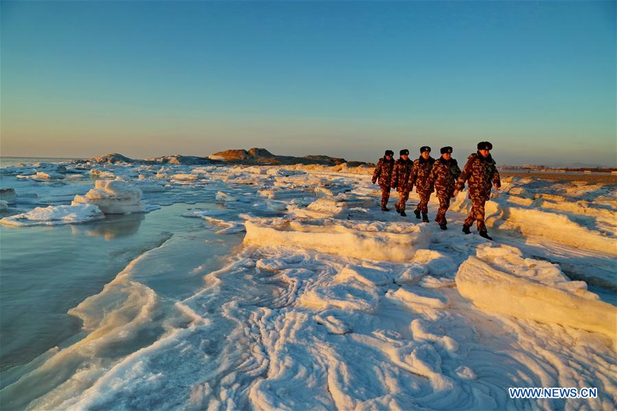 CHINA-HEBEI-QINHUANGDAO-SEA ICE (CN)