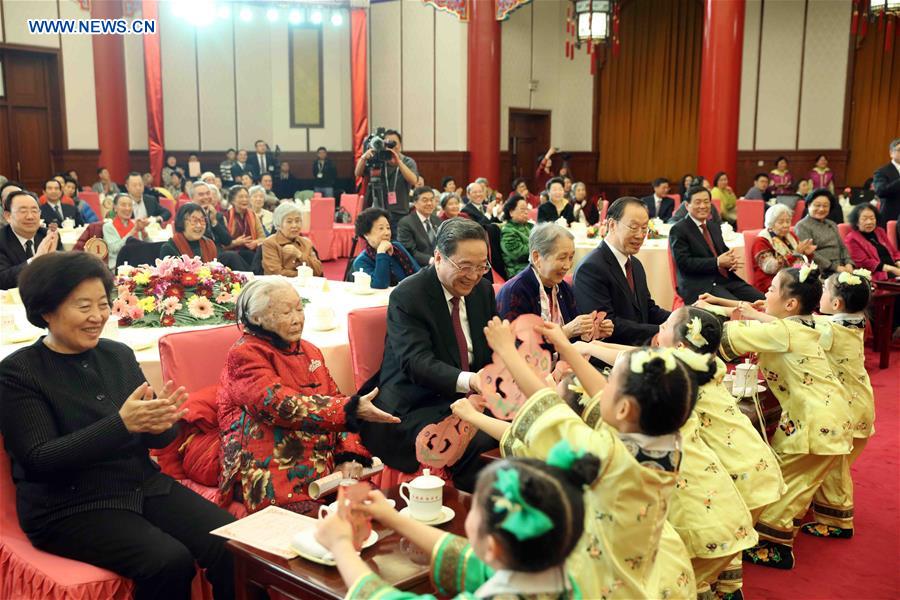 CHINA-BEIJING-YU ZHENGSHENG-NEW YEAR GATHERING (CN) 