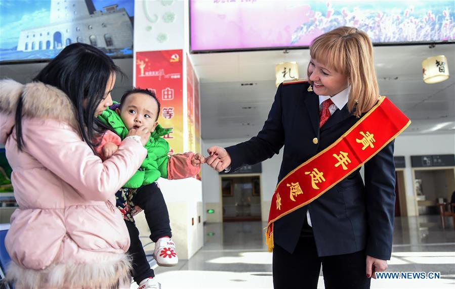 CHINA-JILIN-HUNCHUN-RAILWAY-RUSSIAN VOLUNTEER (CN)