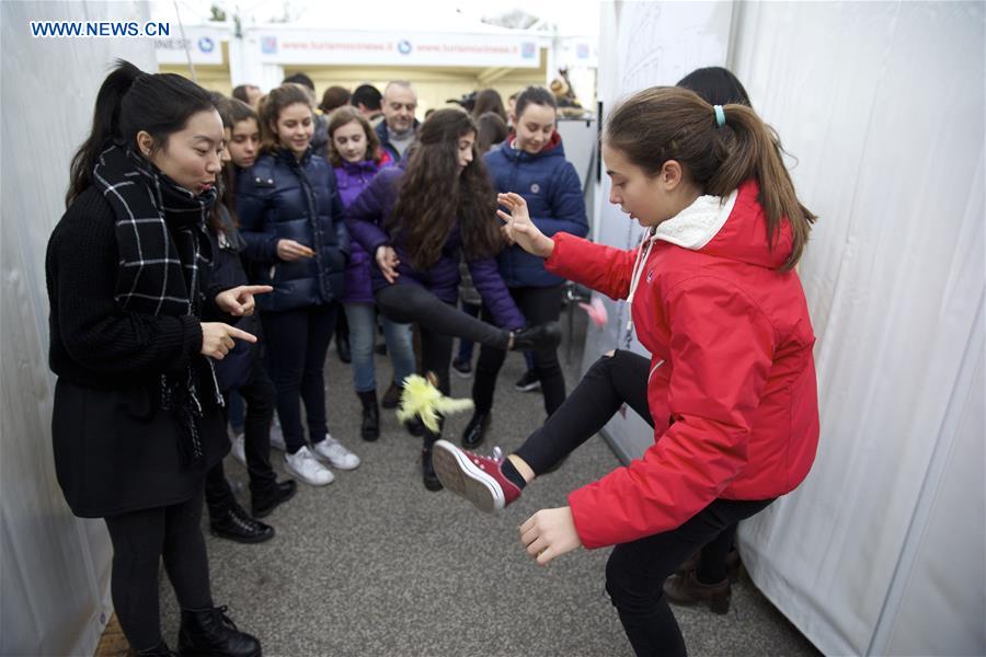 ITALY-ROME-TEMPLE FAIR-CHINESE LUNAR NEW YEAR-CHILDREN