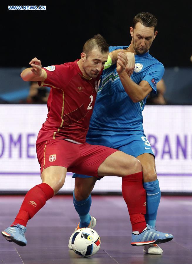 (SP)SERBIA-BELGRADE-FUTSAL-EURO-SERBIA VS SLOVENIA