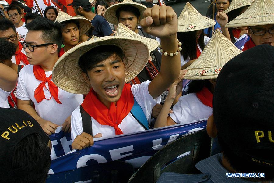 PHILIPPINES-MANILA-ANTI-EDCA PROTEST