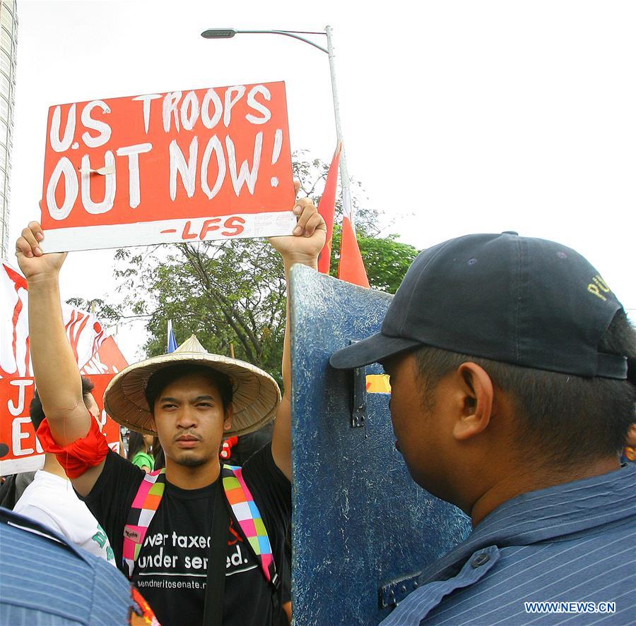 PHILIPPINES-MANILA-ANTI-EDCA PROTEST