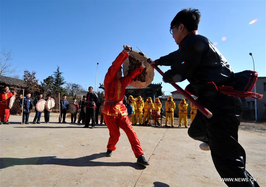 The Tengpai formation, also known as 'datengpai', has been listed as one of national intangible cultural heritages in 2006