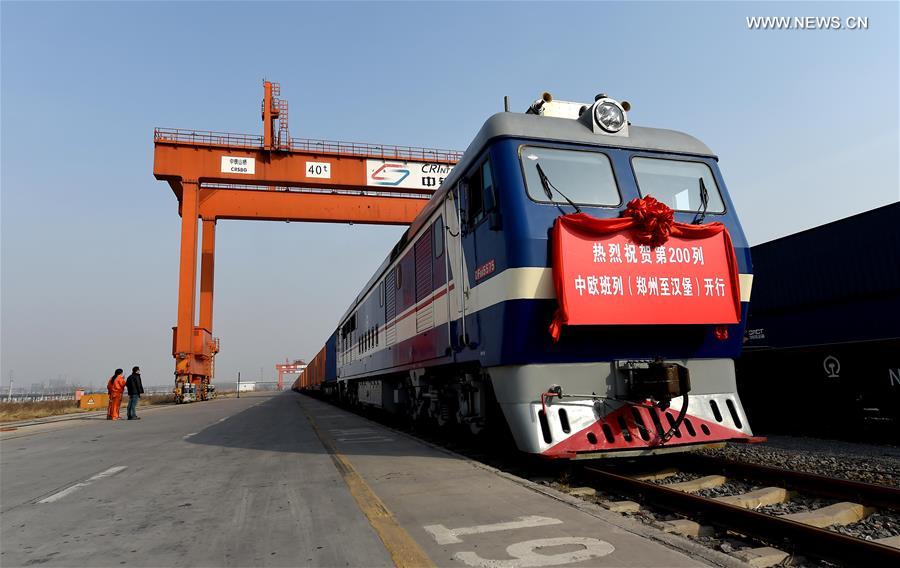 CHINA-HENAN-ZHENGZHOU-HAMBURG-CARGO TRAIN (CN)