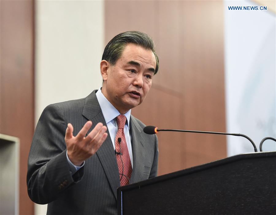 U.S.-WASHINGTON D.C.-CHINA-FM-WANG YI-FORUM  