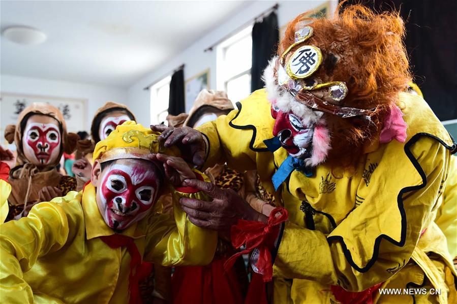 CHINA-SHANDONG-ZIBO-MONKEY OPERA (CN)