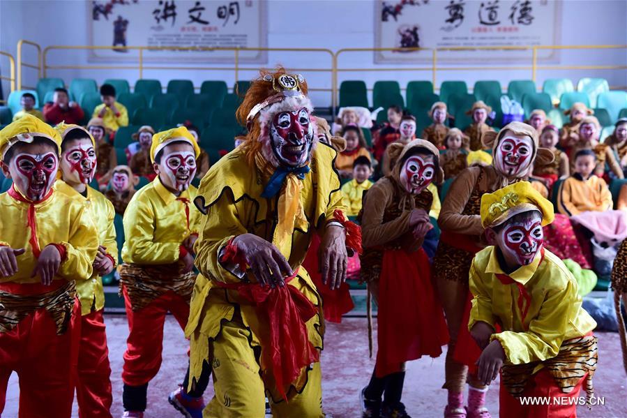 CHINA-SHANDONG-ZIBO-MONKEY OPERA (CN)