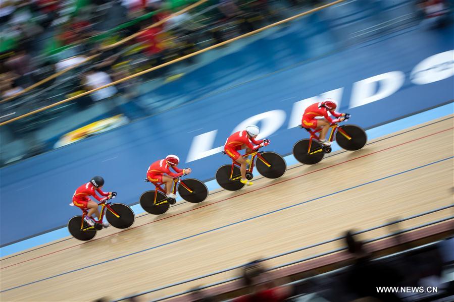 (SP)BRITAIN-LONDON-TRACK CYCLING-WORLD CHAMPIONSHIPS