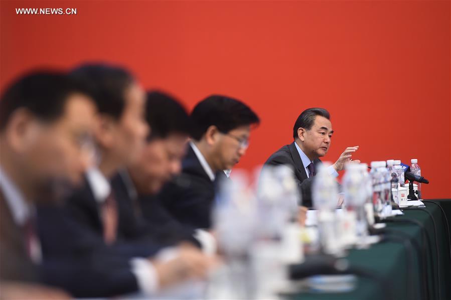 (TWO SESSIONS)CHINA-BEIJING-NPC-ZHEJIANG DELEGATION-WANG YI (CN)