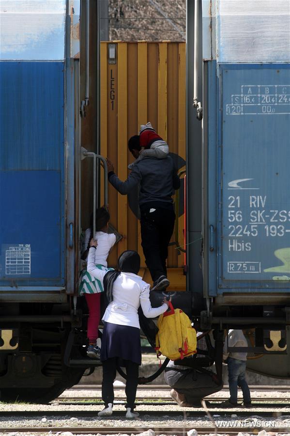 Over 13,000 refugees and migrants gathered in Eidomeni, hoping to cross the border and carry on their journey.