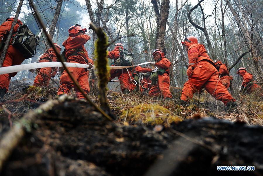 CHINA-GANSU-FOREST FIRE(CN)