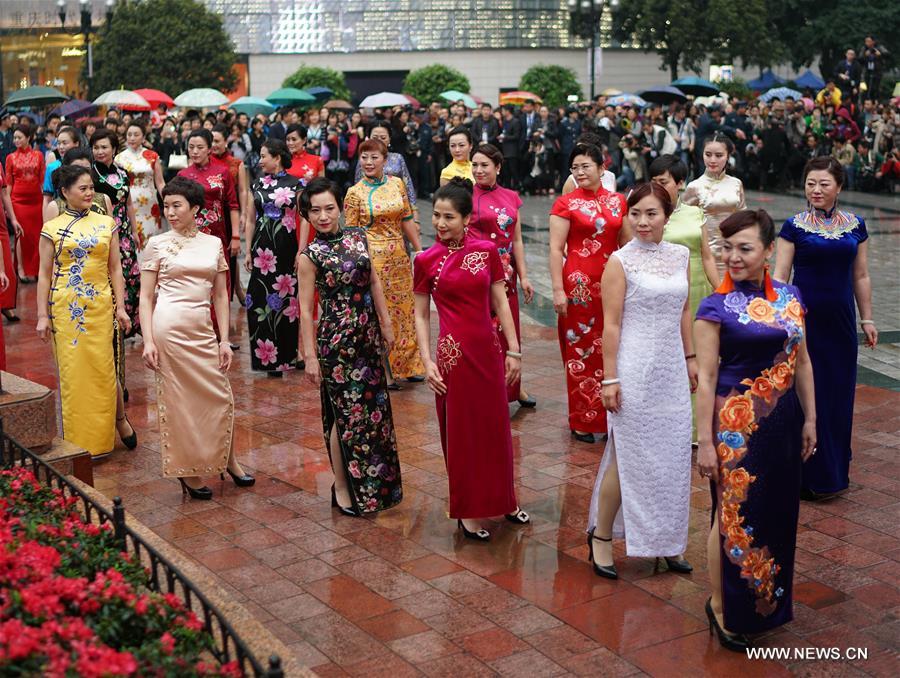 CHINA-CHONGQING-CHEONGSAM SHOW (CN)