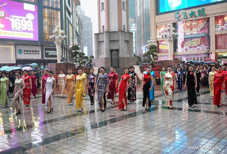 CHINA-CHONGQING-CHEONGSAM SHOW (CN)