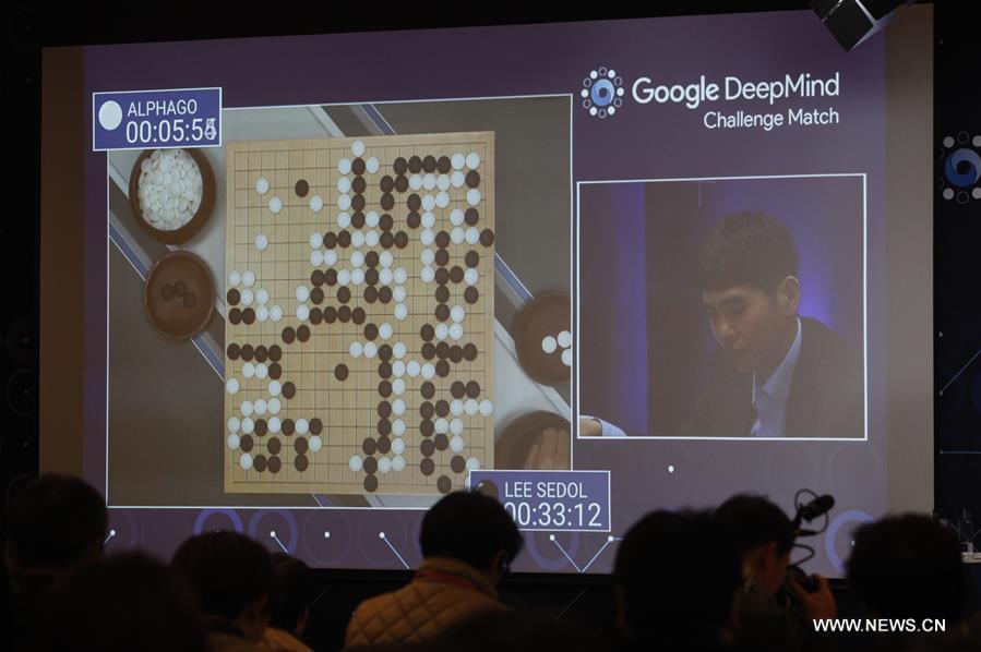 (SP)SOUTH KOREA-GO-LEE SEDOL VS ALPHAGO