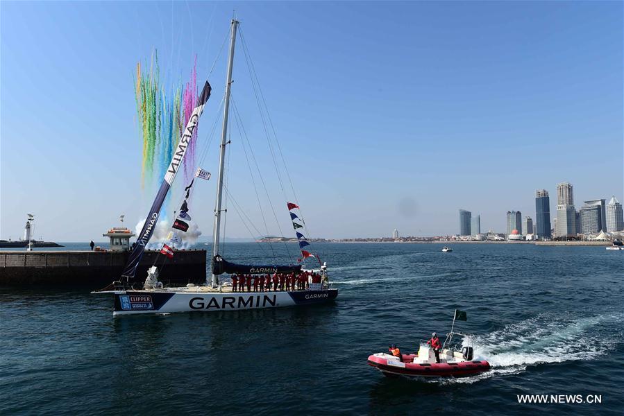 (SP)CHINA-QINGDAO-YACHT-CLIPPER ROUND THE WORLD RACE