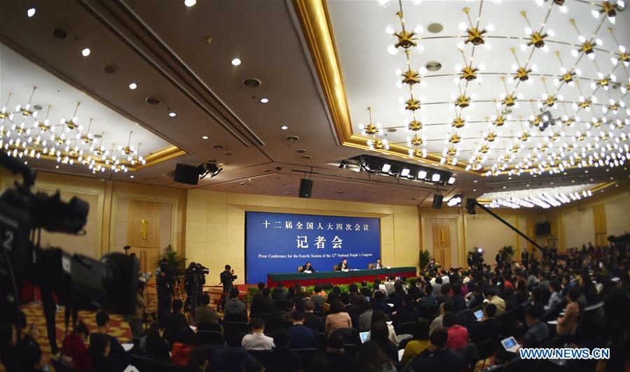 **(TWO SESSIONS)CHINA-BEIJING-NPC-PRESS CONFERENCE-ENVIRONMENTAL PROTECTION (CN)