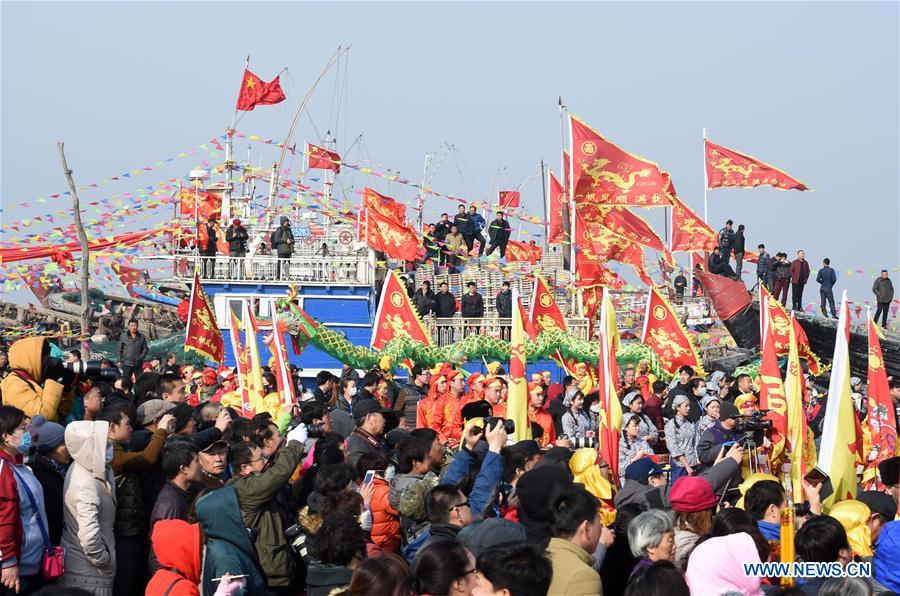 CHINA-LIAONING-PANJIN-FISHING RITUAL (CN)