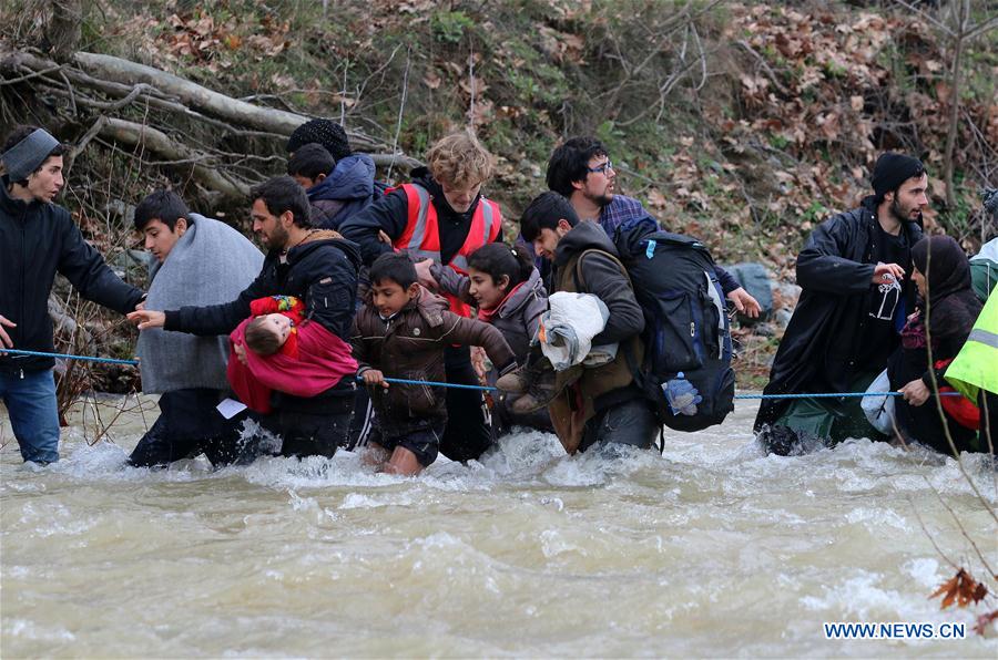 GREECE-CHAMILO-REFUGEES-BORDER CROSSING