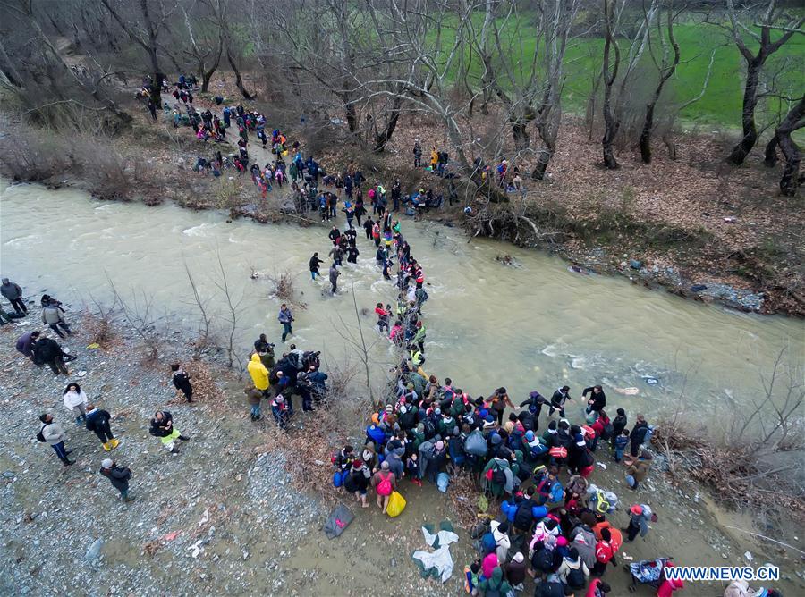 GREECE-CHAMILO-REFUGEES-BORDER CROSSING