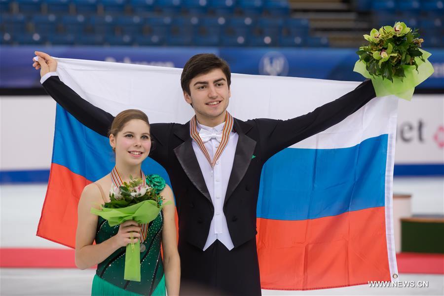 The Russian duo won silver medal with a score of 172.60. 