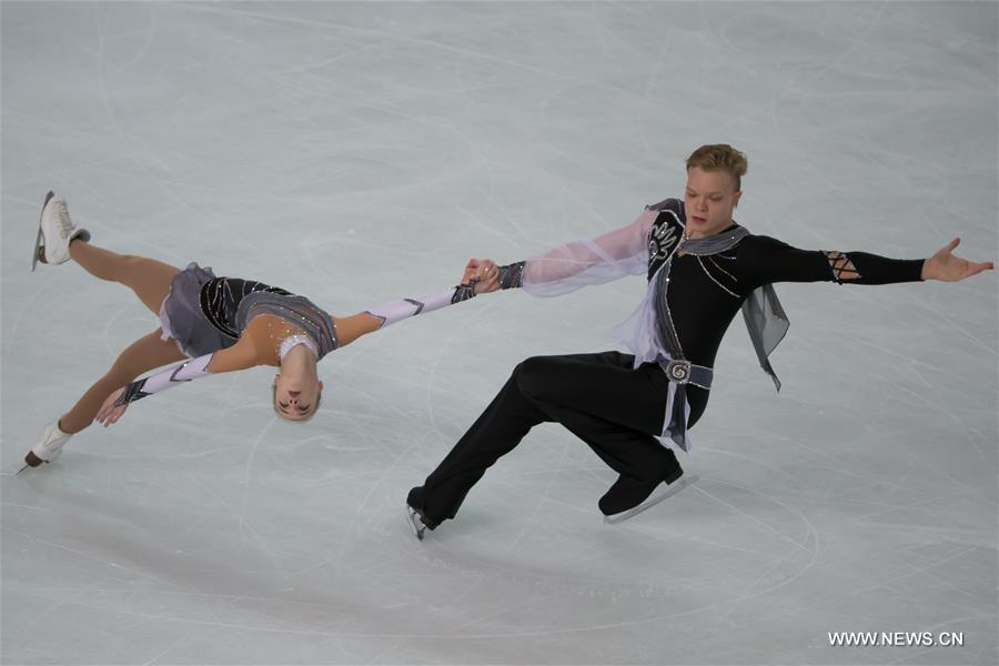 The Russian duo won bronze medal with a score of 169.00