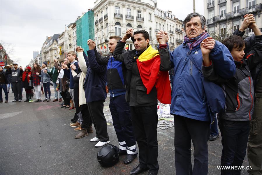 BELGIUM-BRUSSELS-EXPLOSION-MOURN