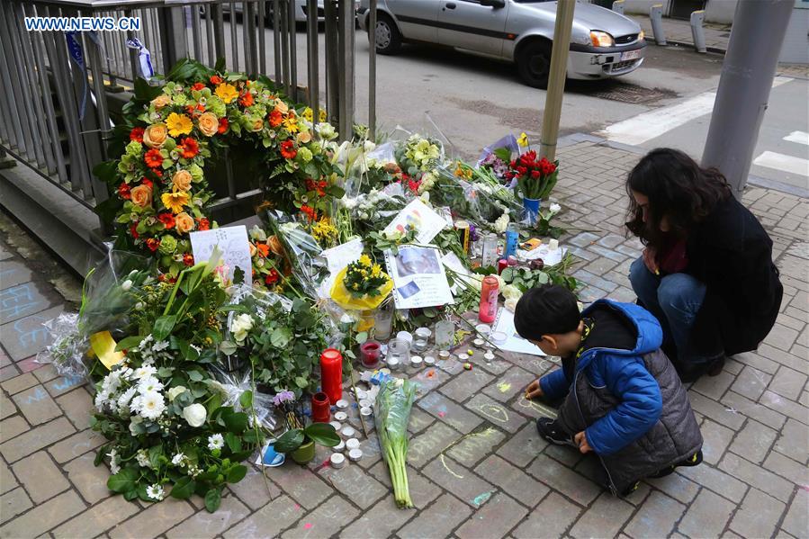 BELGIUM-BRUSSELS-EXPLOSION-MOURNING 