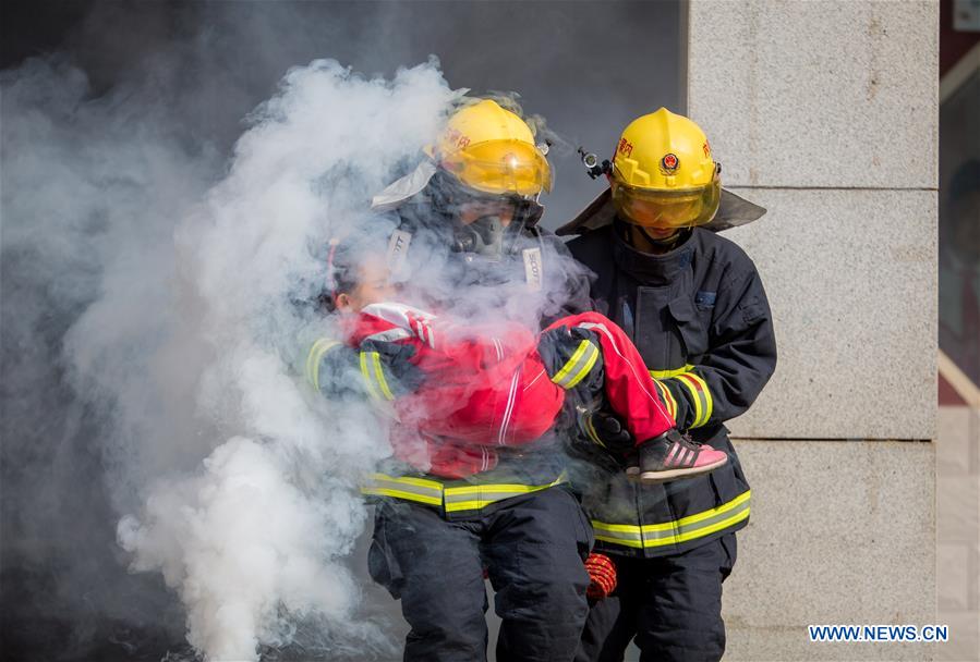 #CHINA-PRIMARY SCHOOL-SAFETY DRILL(CN)