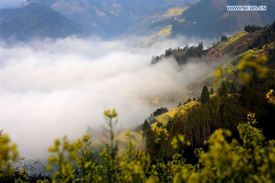 #CHINA-ANHUI-HUANGSHAN-SHITAN VILLAGE-CLOUDS(CN)