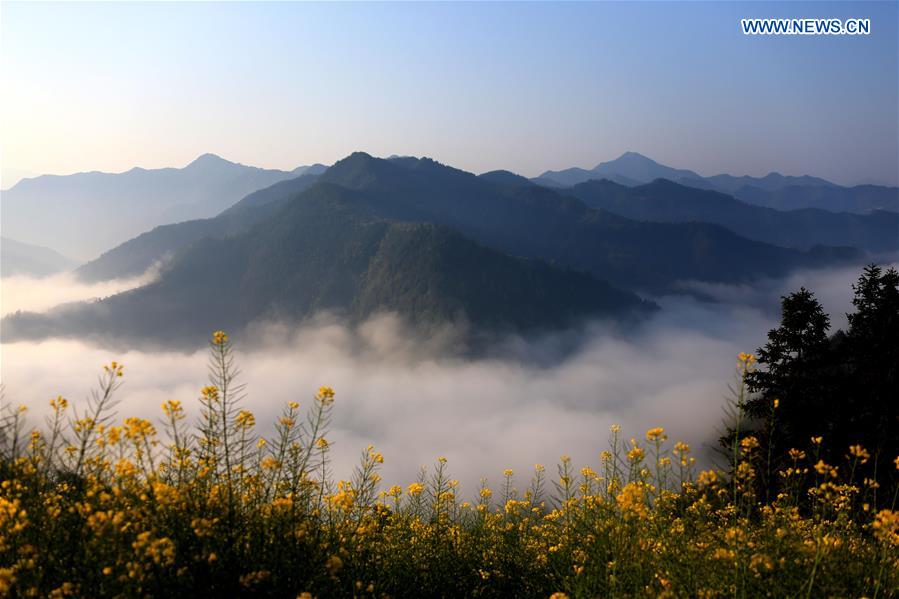 #CHINA-ANHUI-HUANGSHAN-SHITAN VILLAGE-CLOUDS(CN)