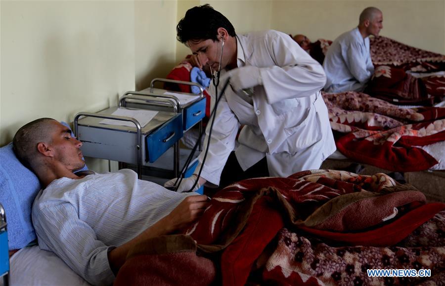 in pics: drug addicts" treatment center in kabul