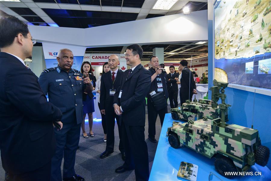  Three Chinese companies, Poly Technologies, China National Precision Machinery Import and Export Corporation (CPMIEC) and CETC International joined the Airbus and BAE systems in the 2016 Defence Services Asia (DSA) exhibition held in the Malaysian capital this week